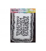 Dylusions Stencil Number Jumble 9x12 by Crafters Workshop *